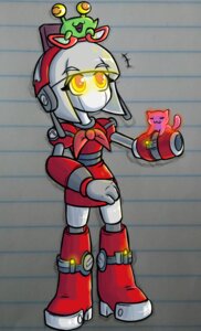 Rating: Safe Score: 0 Tags: alien ambiguous_gender android arm_cannon awesomenauts bangs blunt_bangs bottomwear clothing derpl_zork domestic_cat e621 felid feline felis female glowing glowing_eyes grey_eyes group hologram lined_paper machine mammal miniskirt mouthless not_furry red_body robot s.u.s.i. skirt solo_focus surprised unknown_artist yellow_eyes User: bunchy7s