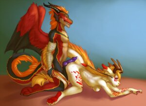 Rating: Explicit Score: 0 Tags: all_fours anthro bodily_fluids breasts butt claws cum cum_on_back cum_on_butt digital_media_(artwork) doggystyle dragon duo e621 erection feathered_wings feathers female fivel from_behind_position genital_fluids genitals horn intraspecies kilo_(fivel) knot male male/female mythological_creature mythological_scalie mythology nipples non-mammal_breasts non-mammal_nipples nude penis purple_penis raised_tail scalie sex sulfer tail wings User: bunchy7s