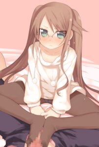 Rating: Explicit Score: 0 Tags: 1boy 1girls arima_senka blush censored female footjob footjob_with_legwear glasses highres human kashiwamochi_yomogi male mosaic_censoring original panties pantyhose pantyshot penis pov rule34 sitting straight tied_hair twintails white_panties User: bunchy7s