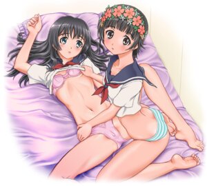 Rating: Explicit Score: 0 Tags: 2girls arm_up ass ass_cleavage ass_crack barefoot bed black_eyes black_hair blouse blue_eyes blue_panties blue_striped_panties blush bottomless bow_bra bra breasts brown_eyes brown_hair butt_crack cameltoe clitoris clitoris_through_clothes clothing crop_top erect_clitoris feet female female_only flat_chest flower green_eyes hair_flower hair_ornament head_wreath hime_cut human kneeling lace-trimmed_bra leg_lift lingerie long_hair looking_back lying multiple_females multiple_girls navel neckerchief no_pants on_back panties pillow pink_bra pink_panties purple_bra purple_panties pussy rule34 saten_ruiko school_uniform serafuku shimapan shirt shirt_lift short_hair soles spread_legs striped striped_panties taniguchi_eiichi to_aru_kagaku_no_railgun to_aru_majutsu_no_index toes uiharu_kazari underboob underwear yuri User: bunchy7s