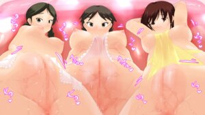 Rating: Explicit Score: 0 Tags: 3girls blush breasts censored female female_only large_breasts lying multiple_females multiple_girls nipples pussy rule34 User: bunchy7s