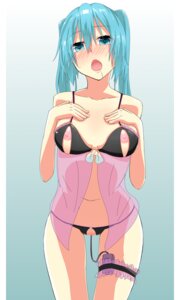 Rating: Explicit Score: 0 Tags: 1girl 1girls aqua_eyes aqua_hair blush bra breasts bridal_garter crotchless crotchless_panties cupless_bra female garters hands_on_own_chest hatsune_miku high_resolution long_hair medium_breasts mujakuma nippleless_clothes nipples open_mouth panties pussy rule34 saliva sex_toy simple_background solo thigh_gap tied_hair twintails underwear vibrator vocaloid User: bunchy7s