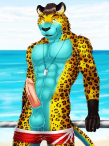 Rating: Explicit Score: 0 Tags: 2013 3:4 abs animal_genitalia anthro athletic balls biceps big_penis biped black_body black_fur black_nose blue_body blue_eyes blue_fur bodily_fluids bottomwear brown_body brown_fur brown_hair clothed clothing countershading cum cum_string dream_and_nightmare e621 erection felid fur genital_fluids genitals grin hair humanoid_genitalia humanoid_penis jewelry leaking leopard lifeguard looking_at_viewer male mammal markings muscular muscular_anthro necklace open_mouth outside pantherine pecs penile_spines penis pose precum presenting sheath shorts sky smile solo speedo spots standing swimwear tongue topless water whistle_(object) yellow_body yellow_fur User: bunchy7s
