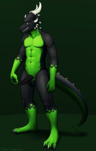 Rating: Explicit Score: 0 Tags: 3_toes abs animal_genitalia anthro bald balls barefoot biceps biped black_body black_penis black_skin claws doktor-savage dragon e621 erection fangs feet finger_claws genitals green_body green_eyes green_skin hi_res horn humanoid_genitalia humanoid_hands humanoid_penis leg_markings looking_at_viewer male markings muscular muscular_anthro muscular_male mythological_creature mythological_scalie mythology nude paws pecs penis pose presenting reptile scales scalie sheath simple_background smile socks_(marking) solo standing tail teeth tegon_(dsc85) toe_claws toes User: bunchy7s