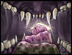 Rating: Questionable Score: 0 Tags: 2007 ambiguous_form ambiguous_gender ambiguous_pov ambiguous_pred ambiguous_prey ambiguous_species bodily_fluids e621 fangs first_person_view gaping_mouth inside_mouth long_tongue mouth_shot open_mouth palate piercing purple_tongue saliva sharp_teeth solo teeth tongue tongue_piercing vera_(artist) User: bunchy7s