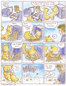 Rating: Safe Score: 0 Tags: :3 accident anthro astolpho breaking_the_fourth_wall browser canid canine comic computer computer_keyboard cookie crumbs daww dialogue digital_media_(artwork) digital_painting_(artwork) digital_watercolor_(artwork) duo e621 eating electronics english_text falling firefox food fox furniture greed greedy human humor male mammal mozilla nom om_nom_nom onomatopoeia open_mouth painting_(artwork) possessive pun screen simulated_traditional_(artwork) sound_effects speech_bubble table tail text url visual_pun watercolor_(artwork) User: bunchy7s