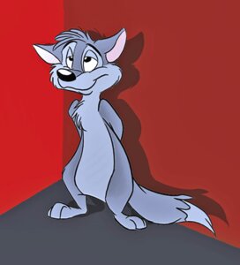 Rating: Safe Score: 0 Tags: 3_toes abstract_background anthro barefoot big_head biped black_eyes black_nose canid canine canis dipstick_tail e621 featureless_crotch feet fur goldenrod_(artist) grey_body grey_fur hands_behind_back male mammal markings multicolored_tail nude simple_background smile solo standing tail tail_markings toes toony wolf User: bunchy7s