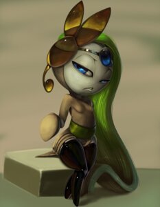 Rating: Questionable Score: 0 Tags: breasts clothing digital_media_(artwork) e621 female gem generation_5_pokemon glistening green_hair hair humanoid latex legendary_pokemon legwear long_hair looking_at_viewer meloetta meloetta_(aria_form) nintendo nipples not_furry pokemon pokemon_(species) smug solo stockings theboogie User: bunchy7s