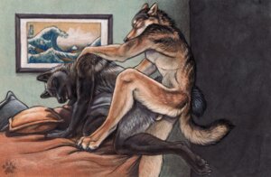 Rating: Explicit Score: 0 Tags: 2011 anal anal_penetration anthro balls bed bedding black_body black_fur blanket blotch canid canine canis claws duo e621 eyes_closed from_behind_position fur furniture genitals looking_pleasured male male/male male_penetrated male_penetrating male_penetrating_male mammal multicolored_body multicolored_fur nude painting_(object) pawpads paws penetration pillow scratches_volume_5 sex tail teeth the_great_wave_off_kanagawa toe_claws traditional_media_(artwork) wolf User: bunchy7s