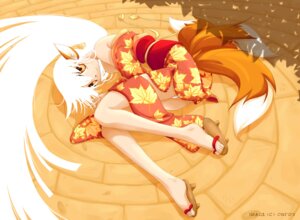 Rating: Safe Score: 0 Tags: animal_humanoid asian_clothing bare_shoulders canid canid_humanoid canine canine_humanoid clothing curled_up dappled_light digital_media_(artwork) e621 east_asian_clothing female fox_humanoid fox_tail hair humanoid japanese_clothing kimono long_hair lying mammal mammal_humanoid shadow solo tail white_hair zetallis User: bunchy7s