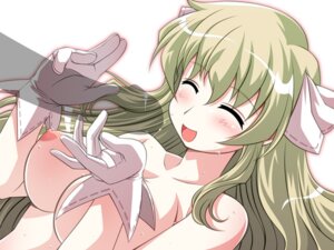Rating: Explicit Score: 0 Tags: 1boy 1girls artist_request big_breasts blush bow breasts closed_eyes female gloves green_hair handjob invisible_penis large_breasts long_hair male media naked nipples open_mouth pani_poni_dash! penis rule34 straight white_background User: bunchy7s