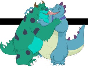 Rating: Safe Score: 0 Tags: anthro belly big_belly bodily_fluids canson disney dragon dragon_tales duo e621 french_kissing horn kissing licking male male/male monster monsters_inc mythological_creature mythological_scalie mythology ord_(dragon_tales) overweight pbs pixar reptile saliva saliva_on_tongue scalie sulley tail tongue tongue_out toony User: bunchy7s