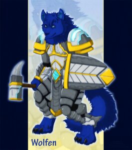 Rating: Safe Score: 0 Tags: 4_toes anthro armor blue_body blue_eyes blue_fur canid canine canis claws e621 essence_of_rapture eyewear feet fur glasses hi_res male mammal paladin shield solo tail toe_claws toes wolf wolfen User: bunchy7s