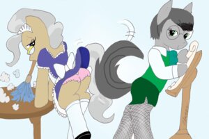 Rating: Questionable Score: 0 Tags: anthro anthrofied butt clothing cosplay digital_media_(artwork) dusty_(dusty) e621 earth_pony equid equine eyewear female friendship_is_magic glasses hasbro horse legwear maid_uniform mammal mature_anthro mature_female mayor_mare_(mlp) my_little_pony panties paul_lucas pinup pony pose secretary solo stockings suggestive tail underwear uniform User: bunchy7s