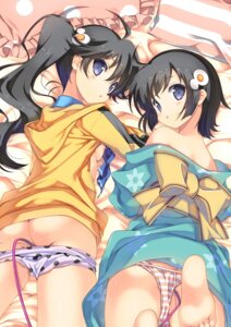 Rating: Explicit Score: 0 Tags: ahoge araragi_karen araragi_tsukihi ass barefoot bed black_hair blush breasts feet female hair_ornament hooded_track_jacket japanese_clothes kimono kugajou_takaya long_hair monogatari_(series) multiple_females multiple_girls naruse_hirofumi nisemonogatari panties polka_dot polka_dot_panties pussy pussy_juice rule34 short_hair siblings sisters soles striped striped_panties toes underwear vibrator vibrator_under_panties User: bunchy7s