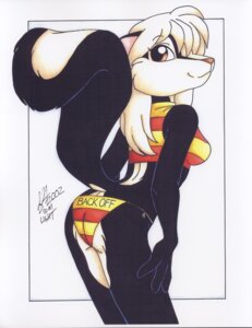 Rating: Safe Score: 0 Tags: 2002 absurd_res anthro butt clothed clothing e621 english_text female hi_res mammal mephitid michele_light raised_tail signature skimpy skunk solo tail text traditional_media_(artwork) User: bunchy7s Rating: Safe Score: 0 Tags: 2002 absurd_res anthro butt clothed clothing e621 english_text female hi_res mammal mephitid michele_light raised_tail signature skimpy skunk solo tail text traditional_media_(artwork) User: bunchy7s