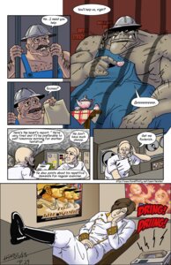 Rating: Safe Score: 0 Tags: 2013 armor clothed clothing comic dialogue e621 english_text gruntus headgear helmet henbe hi_res human humor male mammal muscular not_furry text url User: bunchy7s