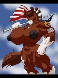 Rating: Explicit Score: 0 Tags: abs american_flag anthro biceps big_breasts biped black_bars black_nipples breasts brown_body brown_fur brown_hair digital_media_(artwork) dog_tags e621 equid equine female flag fur genitals gideon green_eyes hair horse huge_breasts letterbox mammal military muscular muscular_anthro muscular_female nipples nude officer sergeant_first_class solo standing tail united_states_of_america vulva white_body white_fur User: bunchy7s