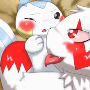 Rating: Questionable Score: 0 Tags: 1:1 ambiguous/ambiguous ambiguous_gender blush duo e621 fangs feral generation_3_pokemon generation_4_pokemon hug licking low_res mammal markings nintendo pachirisu pokemon pokemon_(species) red_eyes red_markings rodent sciurid shiohara size_difference suggestive tail teeth tongue tongue_out zangoose User: bunchy7s