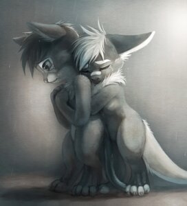 Rating: Safe Score: 0 Tags: 2012 ambiguous_gender anthro bodily_fluids comfort comforting crying digitigrade domestic_cat duo e621 eddie_(dessy) felid feline felis hair hug hybrid mammal pliskin raining sad silverfox5213 tail tears tender white_hair young young_anthro User: bunchy7s
