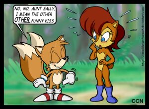 Rating: Questionable Score: 0 Tags: 2_tails 4_fingers anthro big_eyes big_head black_border black_nose blue_boots blue_clothing blue_eyes blue_footwear blush bodily_fluids boots boots_only border breasts brown_body brown_fur brown_hair canid canine cel_shading chadthecartoonnut chipmunk classic_sonic_(universe) classic_tails clothing covering covering_mouth covering_own_mouth covering_self day dialogue dic_entertainment dipstick_tail duo e621 english_text eyes_closed featureless_breasts featureless_crotch female fingers footwear footwear_only fox fur gesture gloves grass ground_squirrel hair hand_gesture handwear hybrid legwear looking_at_another male mammal markings miles_prower mostly_nude motion_lines multi_tail multicolored_tail open_mouth outside plant pointing pointing_at_self pseudo_incest_(lore) raised_tail red_fox red_hair rodent sally_acorn sciurid sega shaded shoes size_difference small_breasts smile socks sonic_the_hedgehog_(satam) sonic_the_hedgehog_(series) speech_bubble standing sweat tail tail_markings text toony tree_squirrel true_fox young User: bunchy7s