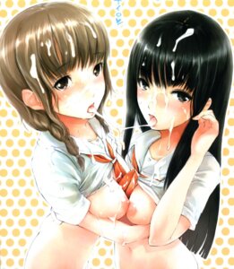 Rating: Explicit Score: 0 Tags: 2girls braid breasts brown_eyes brown_hair bukkake cum cum_on_hair cum_string female female_only futami_eriko kimi_kiss mizusawa_mao multiple_females multiple_girls nylon open_mouth rule34 saliva school_uniform serafuku tongue twin_braids User: bunchy7s