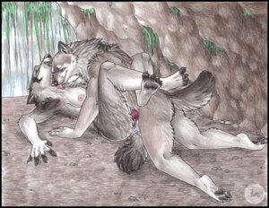 Rating: Explicit Score: 0 Tags: 4_toes animal_genitalia animal_penis anthro anthro_on_anthro black_border blue_eyes border breasts brown_body brown_fur canid canine canine_genitalia canine_penis canis cave colored_pencil_(artwork) detailed_background dire_wolf duo e621 erection eyes_closed feet female female_penetrated from_front_position fur genitals grey_body grey_fur hindpaw knot leg_wrap licking love lying male male/female male_penetrating male_penetrating_female mammal missionary_position mixed_media naughty_face nipples on_back pawpads paws pen_(artwork) penetration penile penile_penetration penis penis_in_vagina prehistoric_species restricted_palette romantic romantic_couple sabretoothed_ermine sex tail toes tongue tongue_out traditional_media_(artwork) vaginal vaginal_penetration vulva water waterfall white_body white_fur wolf User: bunchy7s