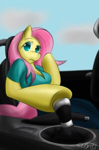 Rating: Safe Score: 0 Tags: 2013 anthro anthrofied breasts car cleavage clothed clothing convertible e621 english_text equid equine female fluttershy_(mlp) friendship_is_magic hair hasbro hi_res hooves horse inside_car inside_vehicle mammal manual_transmission motor_vehicle my_little_pony pink_hair pony signature sikdrift_(artist) solo steering_wheel text vehicle User: bunchy7s
