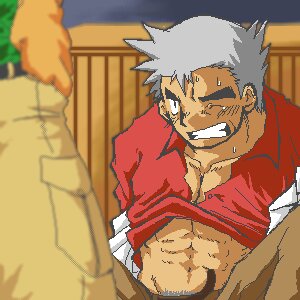 Rating: Explicit Score: 0 Tags: 2boys abs clothes color gay grey_hair hair human lt_surge male male_only multiple_males pokemon professor_oak pubic_hair rule34 wink yaoi User: bunchy7s