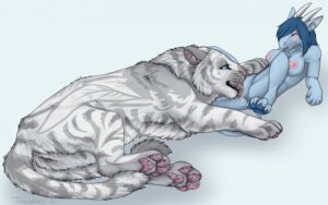 Rating: Explicit Score: 0 Tags: 2012 anthro anthro_on_feral bestiality blue_body blue_fur blue_hair blush bodily_fluids breasts claws clitoral clitoris cunnilingus dragon duo e621 eyes_closed felid female female/female female_on_feral feral fur genital_fluids genitals hair horn interspecies leucistic licking lying mammal markings multicolored_pawpads mythological_creature mythological_scalie mythology on_back on_side oral pantherine pawpads paws scalie sera_(sera) sex simple_background spread_legs spreading striped_body striped_fur stripes tail tiger toe_claws tongue tongue_out tora_(toradoshi) toradoshi vaginal vaginal_fluids vaginal_fluids_on_tongue vulva white_background User: bunchy7s