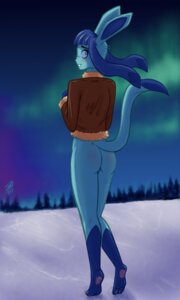 Rating: Explicit Score: 0 Tags: 3:5 anthro badenov biped blue_eyes blush bottomless butt canid clothed clothing e621 eeveelution feet female generation_4_pokemon genitals glaceon hindpaw looking_at_viewer mammal nintendo paws pokemon pokemon_(species) pokemorph raised_tail solo standing tail vulva User: bunchy7s