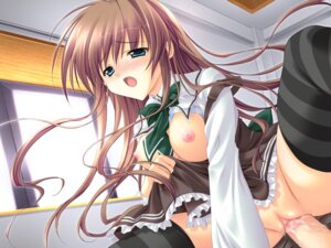 Rating: Explicit Score: 0 Tags: akane-iro_ni_somaru_saka blush bow breasts brown_hair cowgirl_position female long_hair male nagase_minato nipples penis pussy rule34 school_uniform serafuku sex straddle straight thighhighs uncensored vaginal_penetration User: bunchy7s