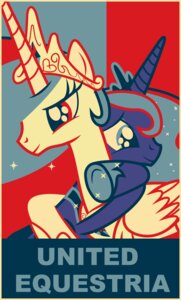 Rating: Safe Score: 0 Tags: 2012 absurd_res barack_obama_"hope"_poster biped blue_body blue_feathers blue_hair crown duo e621 english_text equid equine feathered_wings feathers female feral friendship_is_magic hair hasbro headgear herbsmoker hi_res horn hug long_hair mammal my_little_pony mythological_creature mythological_equine mythology nude poster poster_template princess princess_celestia_(mlp) princess_luna_(mlp) royalty sibling_(lore) sister_(lore) sisters_(lore) smile text white_body white_feathers winged_unicorn wings User: bunchy7s