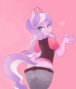 Rating: Questionable Score: 0 Tags: 2014 anthro blue_eyes butt clothed clothing coffeechicken crown diamond_tiara_(mlp) digital_media_(artwork) e621 earth_pony equid equine female friendship_is_magic hair hasbro headgear horse looking_back mammal multicolored_hair my_little_pony panties pony shaded simple_background solo suggestive thong tiara tongue two_tone_hair underwear User: bunchy7s