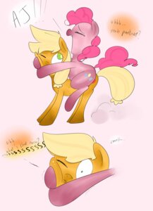 Rating: Safe Score: 0 Tags: 2013 absurd_res applejack_(mlp) blonde_hair blue_eyes comic cutie_mark dialogue duo e621 earth_pony english_text equid equine female feral freckles friendship_is_magic fur green_eyes hair hasbro hi_res horse mammal my_little_pony omorashi orange_body orange_fur pink_body pink_fur pink_hair pinkie_pie_(mlp) pony sitting standing substance_intoxication text theponybox696 User: bunchy7s