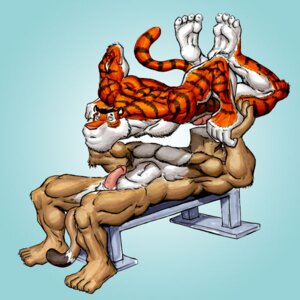 Rating: Explicit Score: 0 Tags: 1:1 abs animal_genitalia anthro biceps blue_background censor_removal_edit cody_frost cougar doug_hill duo e621 erection exercise eyes_closed felid feline fur genitals hand_holding humanoid_genitalia humanoid_penis i.s.o. legs_up lying male male/male mammal muscular nude on_back pantherine pecs penis pink_nose pink_penis sheath simple_background suggestive third-party_edit tiger vein vince_suzukawa_(artist) User: bunchy7s