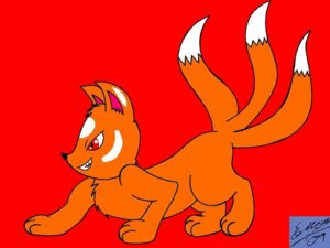 Rating: Safe Score: 0 Tags: 2009 4:3 ambiguous_gender canid canine e621 feral fur generation_1_pokemon mammal markings marquis2007 multi_tail nintendo orange_body orange_fur pokemon pokemon_(species) red_eyes solo tail vulpix white_markings User: bunchy7s