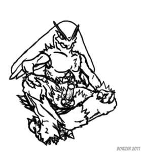 Rating: Explicit Score: 0 Tags: 2011 blaziken bowzer_(artist) front_view male male_only monochrome nude penis pokemon pokemon_(species) pokemon_rse rule34 solo tagme User: bunchy7s