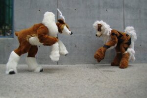 Rating: Safe Score: 0 Tags: 3:2 ambiguous_gender antlers arcanine battle beastcub canid canine clothing costume deer duo e621 feral fursuit generation_1_pokemon generation_5_pokemon grandfathered_content horn mammal nintendo pokemon pokemon_(species) quadsuit real sawsbuck winter_sawsbuck User: bunchy7s