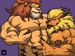 Rating: Questionable Score: 0 Tags: abs anthro bandai_namco biceps big_muscles crossover digimon digimon_(species) duo e621 felid fur kenailykos leo_(red_earth) leomon lion male male/male mammal muscular muscular_male nipples pantherine red_earth User: bunchy7s