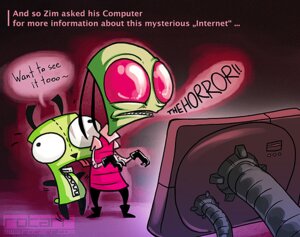 Rating: Safe Score: 0 Tags: alien alien_humanoid anthro big_eyes big_head boots canid canine canis clothed clothing costume derp_eyes dialogue dog_costume domestic_dog duo e621 electronics english_text footwear frown fully_clothed fursuit gir_(invader_zim) gloves green_eyes handwear huge_head humanoid humor i_can't_fap_to_this internet invader_zim irken irken_clothing irken_uniform male mammal meme monitor motion_lines nickelodeon open_mouth pink_eyes rotarr shoes speech_bubble standing text the_truth tongue tongue_out toony zim_(invader_zim) zipper User: bunchy7s
