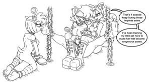 Rating: Explicit Score: 0 Tags: all_fours amy_rose ankle_cuffs anthro archie_comics ball_gag barefoot blindfold bondage boots breasts canine caroo chains chipmunk collar cuffs feet female femdom femsub fiona_fox foot_lick fox furry gag gagged hedgehog mammal mobian_(species) monochrome multiple_females multiple_girls multiple_subs nipple_tweak nipples rodent rule34 sally_acorn sega soles sonic_(series) sonic_satam sonic_the_hedgehog_(archie) sonic_the_hedgehog_(comics) sonic_the_hedgehog_(series) spread_toes spreader_bar squirrel straitjacket toes trembling yuri User: bunchy7s