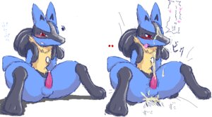 Rating: Explicit Score: 0 Tags: anal anal_orgasm anal_penetration anthro balls black_body black_fur blue_body blue_fur blush bodily_fluids canid canine cula cum cum_in_ass cum_inside cum_on_face cum_on_own_face cum_on_self cum_while_penetrated digital_media_(artwork) disembodied_penis e621 ejaculation erection fur generation_4_pokemon genital_fluids genitals hands-free japanese_text lucario male mammal multiple_scenes nintendo nude oekaki orgasm penetration penis pokemon pokemon_(species) red_eyes sequence simple_background solo text white_background yellow_body yellow_fur User: bunchy7s