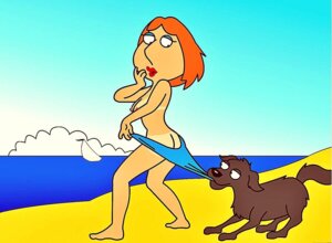 Rating: Explicit Score: 0 Tags: ass ass_cleavage ass_crack butt_crack coppertone_pose cosplay family_guy female gackt_the_dog lois_griffin mascot rule34 User: bunchy7s
