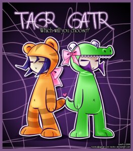 Rating: Safe Score: 0 Tags: 2000s_theme alligator alligatorid border clothing costume crocodilian duo e621 felid female fursuit gaz_membrane grandfathered_content heart_symbol human invader_zim mammal neofox nickelodeon not_furry_wearing_fursuit pantherine purple_border reptile scalie tail tak_(invader_zim) tiger y2k_(graphic_design) User: bunchy7s Rating: Safe Score: 0 Tags: 2000s_theme alligator alligatorid border clothing costume crocodilian duo e621 felid female fursuit gaz_membrane grandfathered_content heart_symbol human invader_zim mammal neofox nickelodeon not_furry_wearing_fursuit pantherine purple_border reptile scalie tail tak_(invader_zim) tiger y2k_(graphic_design) User: bunchy7s