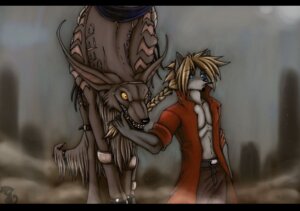 Rating: Questionable Score: 0 Tags: anthro black_bars braided_hair canid canine cigarillo clothed clothing duo e621 hair hy_thegreykatt letterbox male mammal open_clothing open_shirt open_topwear post-apocalyptic restricted_palette shirt size_difference smaller_male smoke smoking tail topwear tug User: bunchy7s