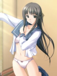 Rating: Questionable Score: 0 Tags: 1girls bottomless bow bow_panties bra brown_eyes brown_hair clothing color dressing female hairbow hizuki_ayumi lace-trimmed_bra leg_lift lingerie long_hair matching_underwear navel no_pants open_clothes open_mouth open_shirt panties ringetsu rule34 school_uniform seifuku serafuku shirt solo standing underwear undressing white_bra white_panties white_shirt User: bunchy7s