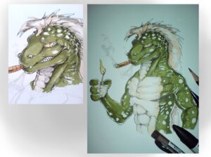 Rating: Safe Score: 0 Tags: anthro biped cigar dragon e621 fangs grandfathered_content grin looking_at_viewer male muscular muscular_anthro muscular_male mythological_creature mythological_scalie mythology nude sarovak scalie smile smoke smoking solo standing teeth yellow_eyes User: bunchy7s
