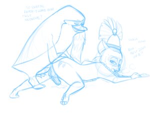 Rating: Explicit Score: 0 Tags: anthro anthro_on_anthro avian bird blue_and_white dialogue dreamworks duo e621 english_text erection feet feral genitals humanoid_genitalia humanoid_penis interspecies king_julien lemur madagascar_(series) male male/male mammal monochrome penguin penis prehensile_feet primate ring-tailed_lemur skipper_(madagascar) strepsirrhine tail text the_penguins_of_madagascar toes unknown_artist User: bunchy7s