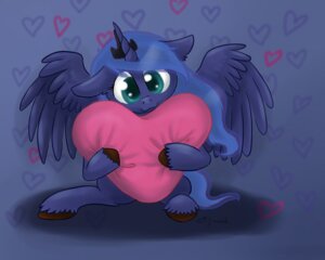 Rating: Safe Score: 0 Tags: 2013 5:4 blue_body blue_feathers blue_hair crown e621 eljonek equid equine feathered_wings feathers female feral friendship_is_magic hair hasbro headgear heart_symbol horn hug long_hair looking_at_viewer mammal my_little_pony mythological_creature mythological_equine mythology princess princess_luna_(mlp) quadruped royalty solo tail teal_eyes winged_unicorn wings User: bunchy7s